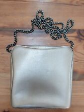 Designer Jacques Vert Gold Coloured Crossbody / Shoulder Bag With Chain Strap