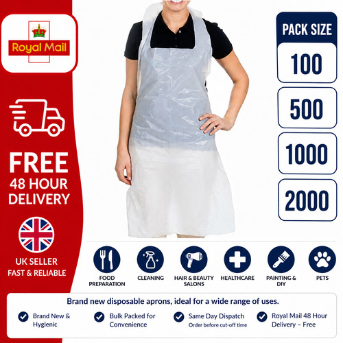 Disposable aprons white - aprons,