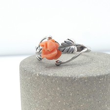 Antique Solid Silver Carved