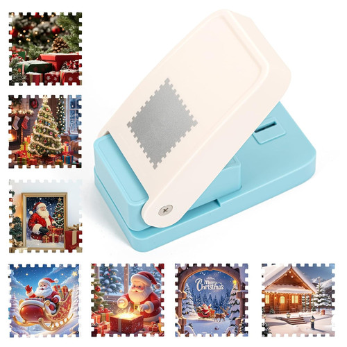 Square hole punch - square, stamp