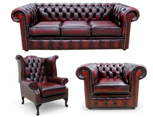 Chesterfield sofa suite - chesterfield,