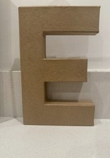 “E” LARGE PAPIER MACHE