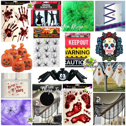 Halloween decorations window - halloween,