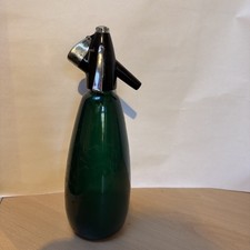 Vintage Soda Syphon – Green Sparklets Style Seltzer Bottle Barware Retro