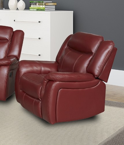 Burgundy red leather - burgundy,