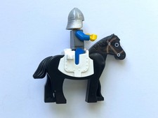 Lego castle knight on black
