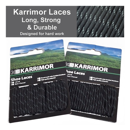 Karrimor laces black 150cm - karrimor,