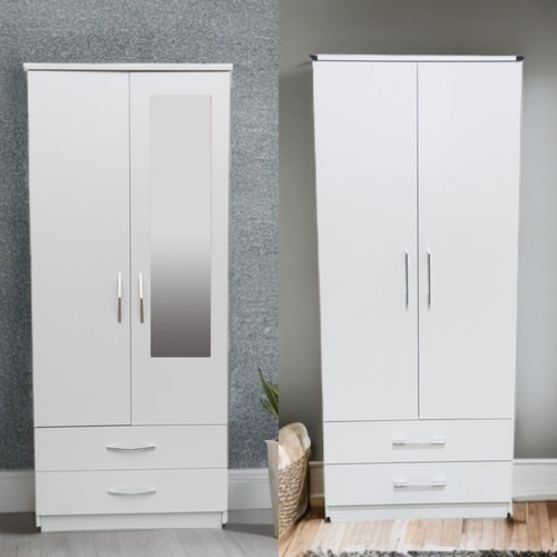 Assembled tall wooden door - assembled,