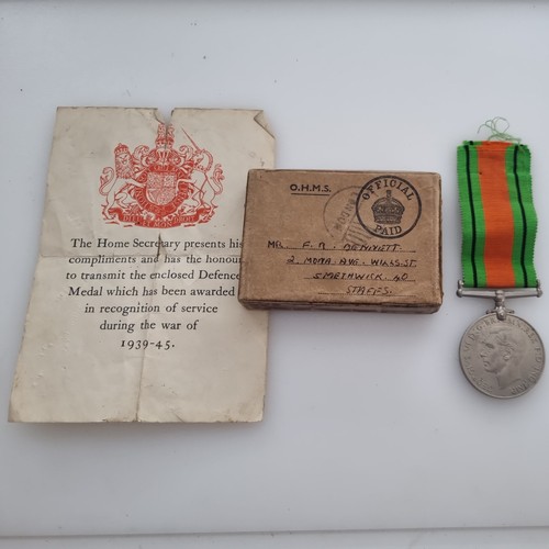 Boxed ww11 medal - ww11,
