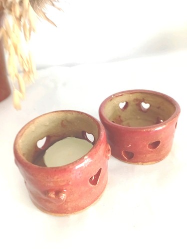 Tealight holder set heart - set,