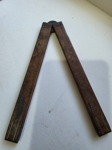 Antique vintage wooden folding - antique,