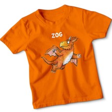 Kids Zog Orange Dragon Tshirt