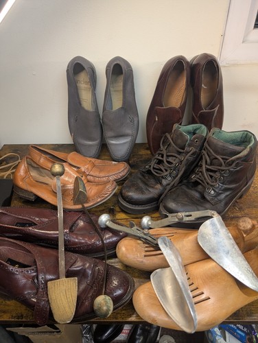 Vintage shoes moccasin boots - shoes,