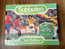 Subbuteo Club Edition 1980s. original box West Ham Aston Villa incomplete