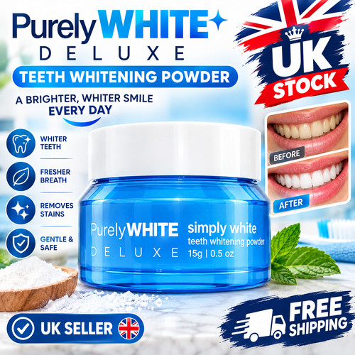 Purely white deluxe teeth - white,
