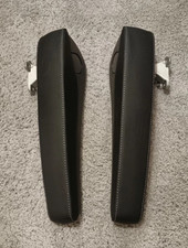 2x Arm Rests with Brackets Blk