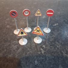 Dinky 1960s Metal Road Signs