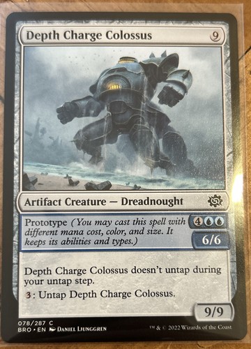 Depth charge colossus the - charge,