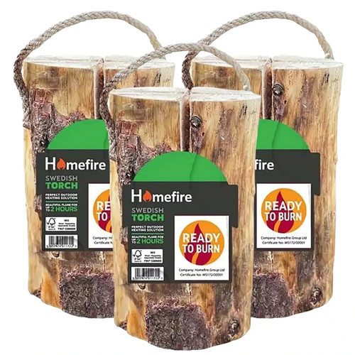 Natural swedish fire log - natural,