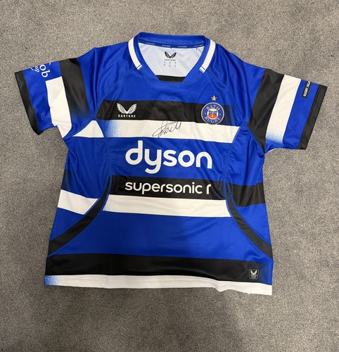 Finn russell signed bath - bath, rugby