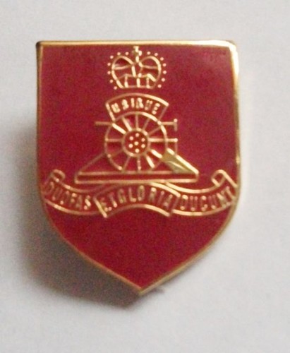 Royal artillery lapel - pin, or