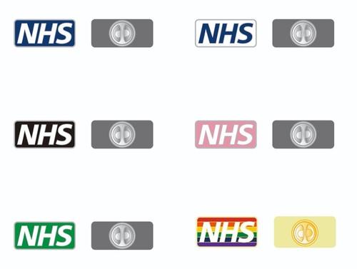 Nhs staff enamel - enamel,