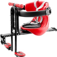 YouTeMei Kids Bike Seat, Front Bike Seat for Child, with Cushion Armrest Saddle