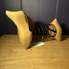 Wooden Dog Letter Holder Rack