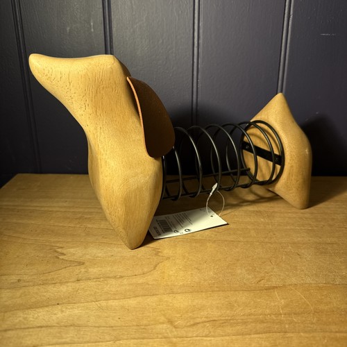 Wooden dog letter holder rack - dog,