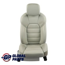 Porsche Macan 95B Front Seat Sport Heated Electric Leather Pebble Grey Right O/S