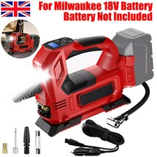 Digital Air Compressor Cordless Tire Inflator Pump for Milwaukee M18 18V Battery