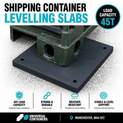 Shipping container levelling - shipping,