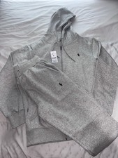 Men's Track Suit Grey Polo Ralph Lauren Tracksuit Size Medium