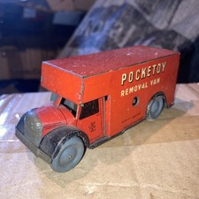 1950s Vintage Wells Brimtoy Pocketoy Clockwork Removal Van