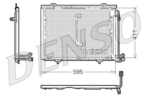 Condenser denso fits - ac,