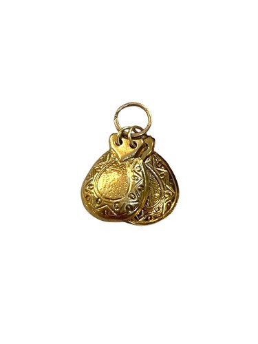 18ct vintage castanets - , charm