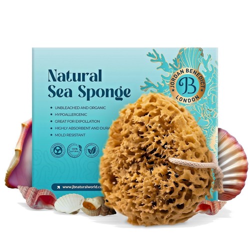 Soft natural sea - sponge, for