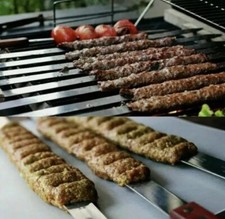 Large bbq skewers flat extra - skewers,