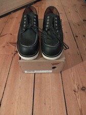 Red Wing Shop Moc Oxford 8090 Black Prairie Leather Shoes - UK 10
