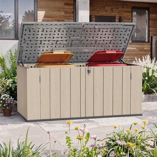 600l garden storage shed box - garden,