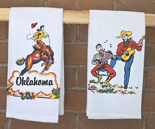 Oklahoma western tea towels - 2,