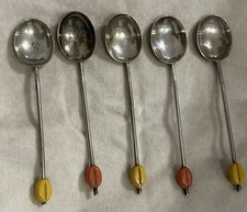 Vintage Coffee Bean Spoons Set