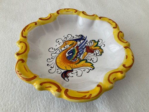 Italian pottery decor - pottery, floral