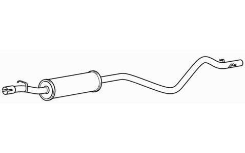 Quality centre exhaust middle - exhaust,
