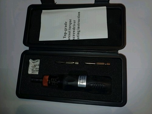 Torque screwdriver kit - torque,