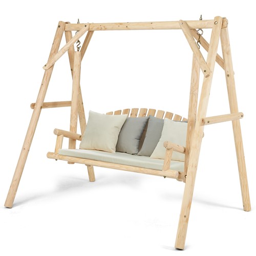 Wooden porch swing outdoor - wooden,