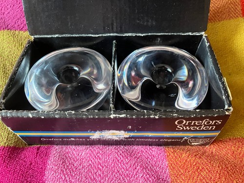 Orrefors crystal candle - orrefors,