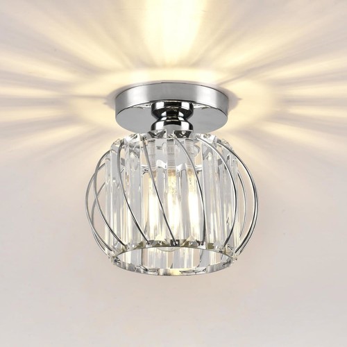 Chrome chandelier crystal - chrome,