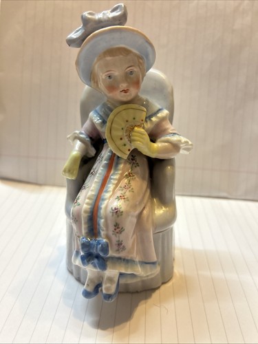Antique german pottery figure - pottery,
