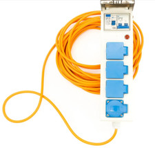 5 X WAY PLUG MOBILE RCD 2X USB